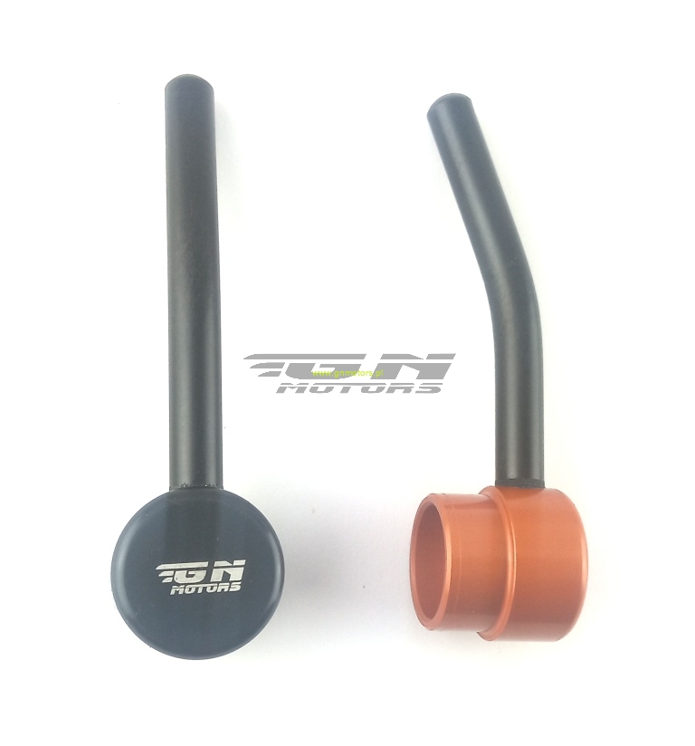 GN знімач передньої осі 26mm KTM SX EXC 02-15 Black-orange