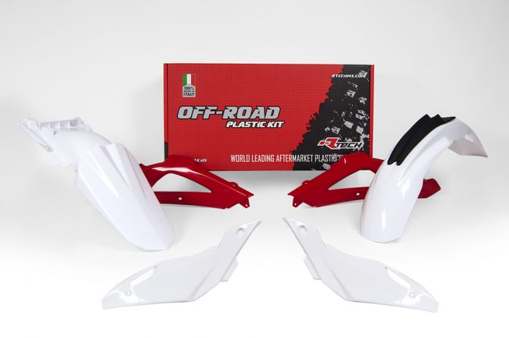 RTech Husqvarna TE 250-450 08-10 White-Red