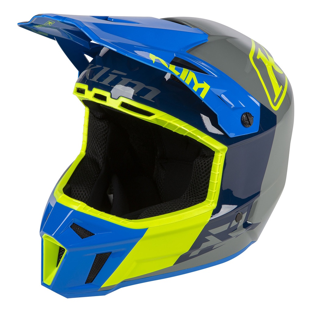 Klim F3 Helmet ECE/DOT LG Prizm Kinetik Blue