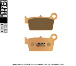 Galfer гальмівні колодки задні SINTERED Beta/Honda/Kawasaki/Suzuki/Yamaha (off-road)FD286G1396