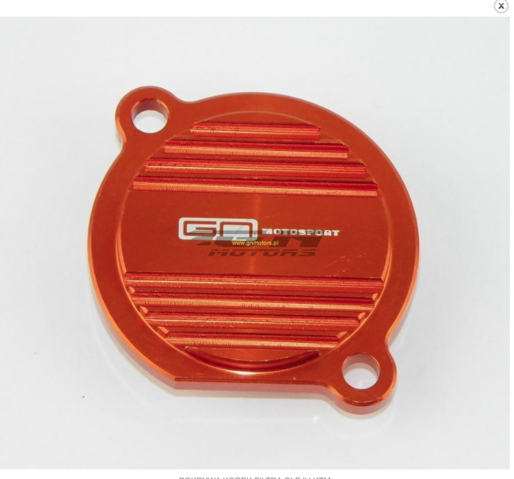 GN кришка масляного фільтра КТМ Orange
