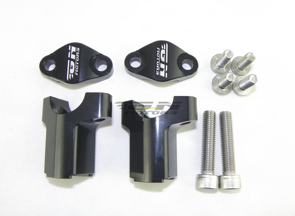 GN проставки руля +15mm KTM, Husqvarna, Beta Black