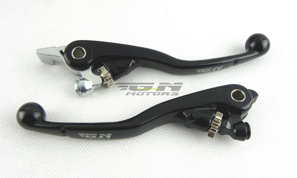 GN комплект ричагів зчеплення/тормозу flex2 Husqvarna TE FE TC 2018- Black