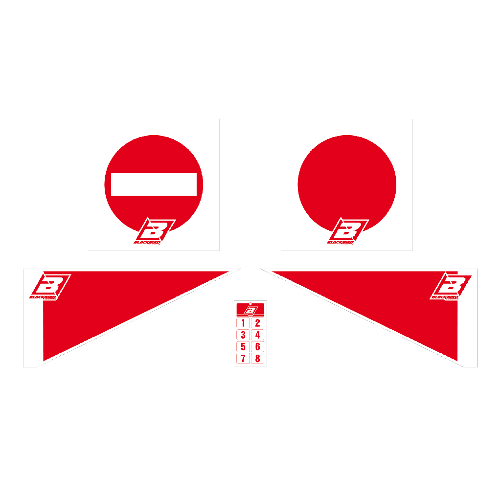 Blackbird Enduro Track sign kit