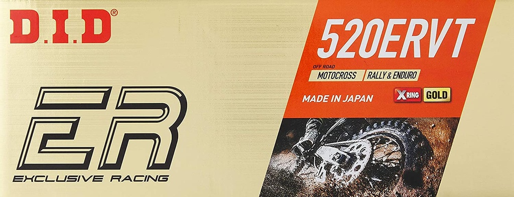 DID ланцюг 520 ERVT-118 X-RING