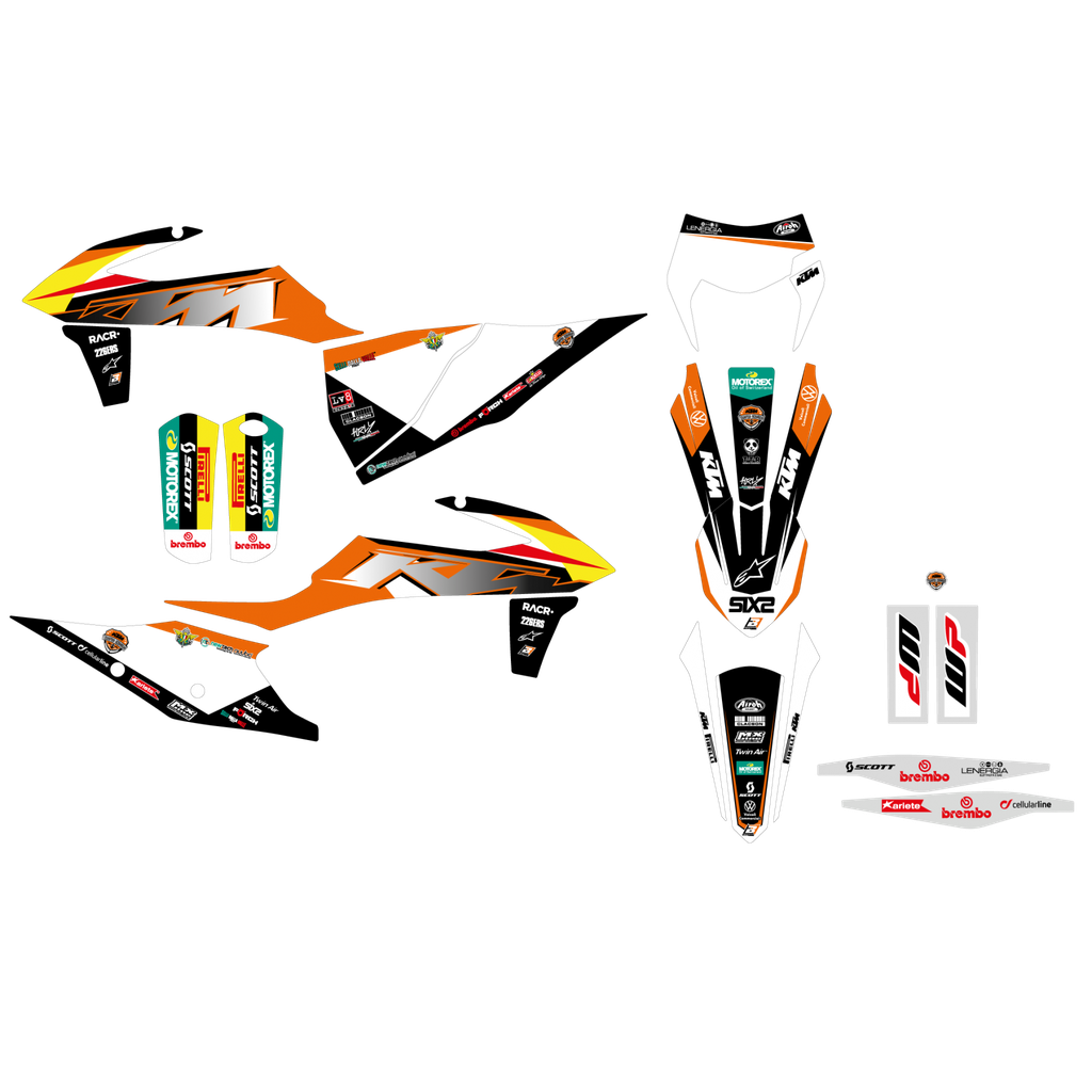 Blackbird комплект графіки Replica Trofeo KTM SX-SXF 19-22 / EXC 20-22