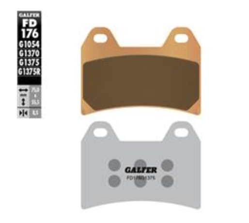 Galfer гальмівні колодки передні SINTERED BMW(road Sport)FD176G1375