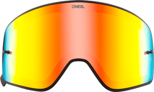 O'Neal B-50 Goggle Black SPARE LENS radium red