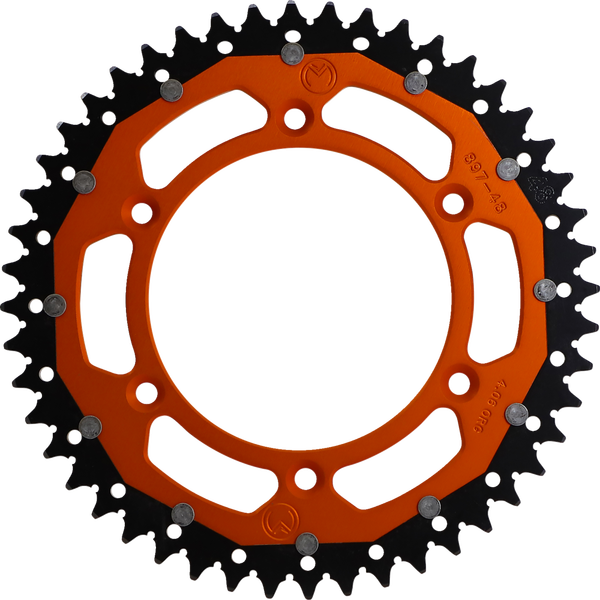 Moose Racing задня зірка 48Т Orange KTM