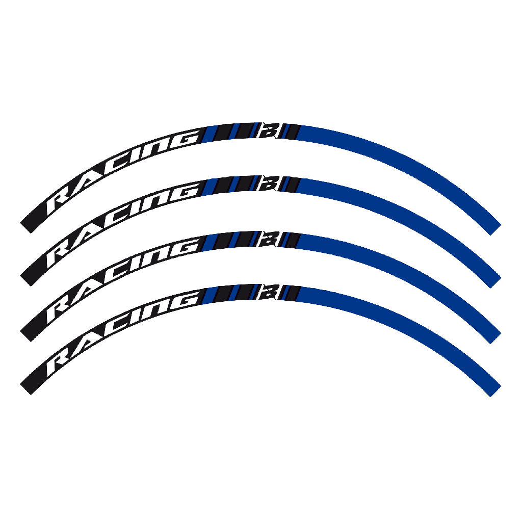 Blackbird наклейки обода Blue