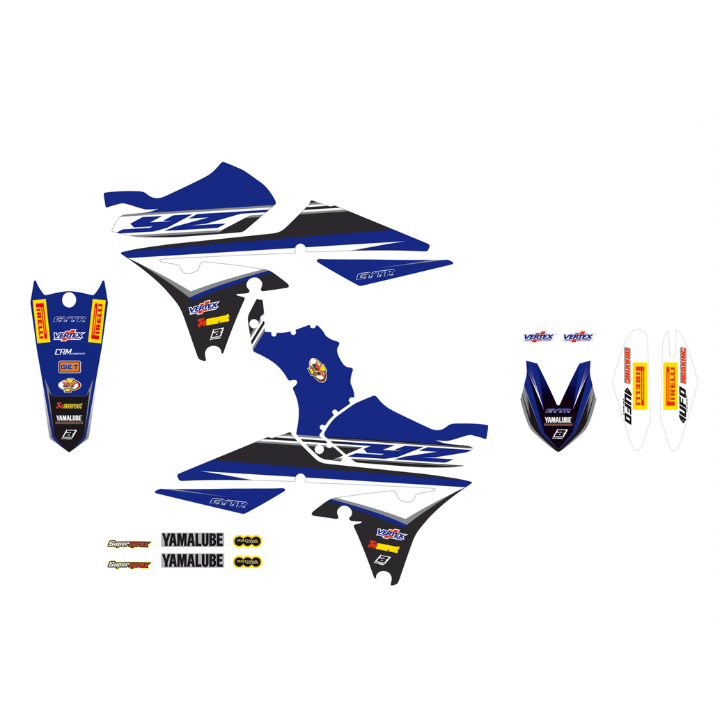 Blackbird комплект графіки Yamaha Factory Racing YZF 250 14018 / 450 14-17