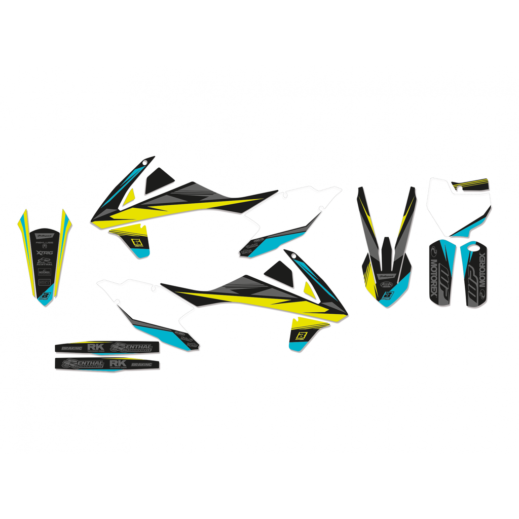 Blackbird комплект графіки Stealth KTM SX-SXF 16-18 / EXC 17-19