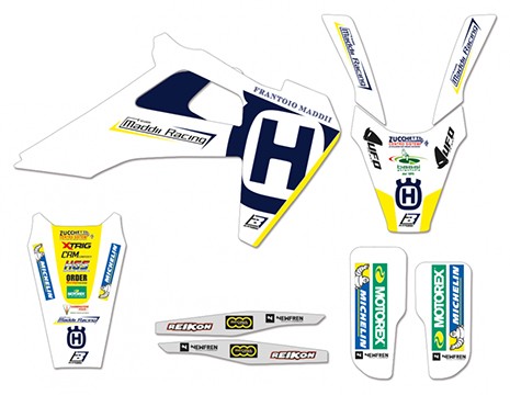 Blackbird комплект графіки Replica Team Maddi  Husqvarna TC/FC 19-20 / TE/FE 20