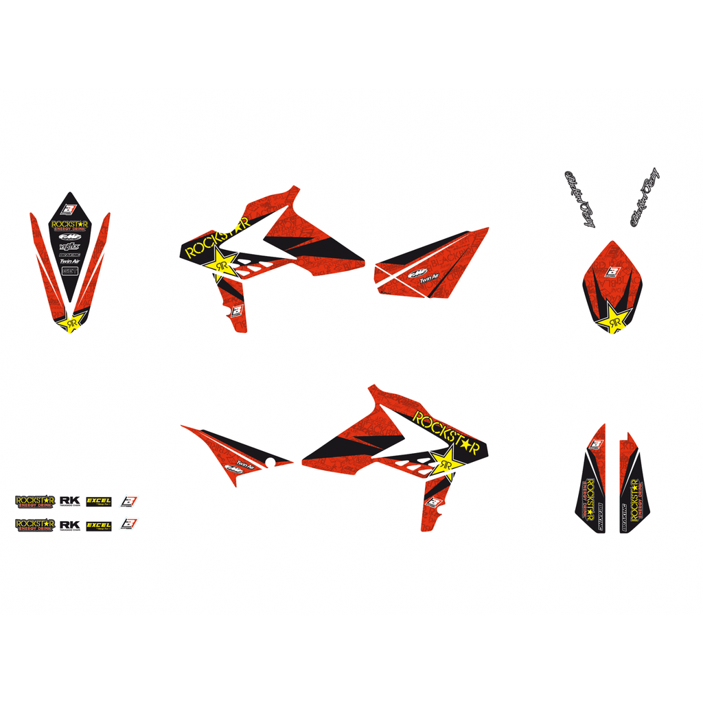 Blackbird комплект графіки Rockstar Energy Beta RR 2T-4T 13-17