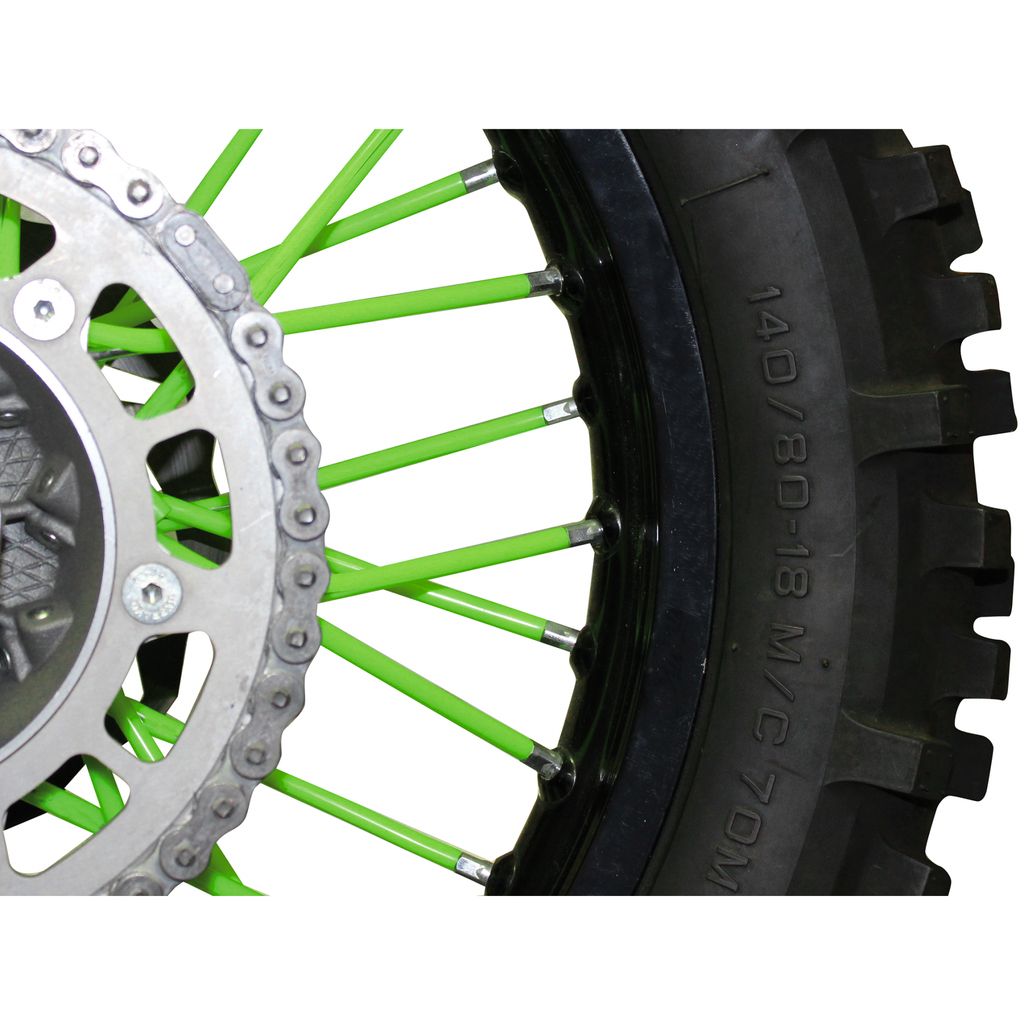 Blackbird накладки на спиці Green