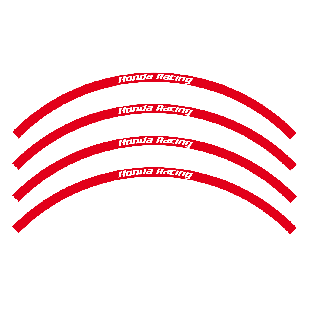 Blackbird наклейки обода Honda Red