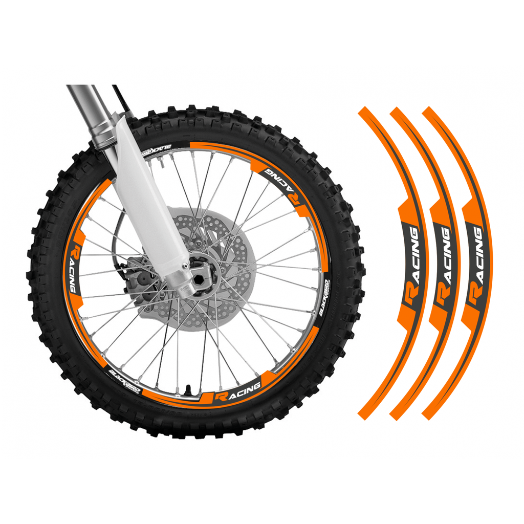 Blackbird наклейки обода Neon Orange