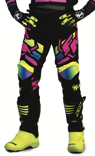 FM Pants Exagon X30 36 Black/Multicolor