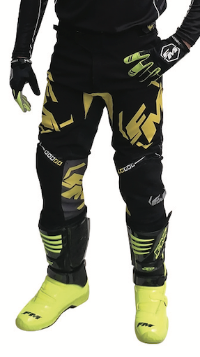 [PA011/30EX/50] FM Pants Exagon X30 34 Black/Yellow