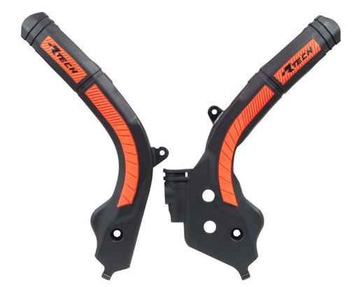 [R-PRTKTMNRAR1 ] RTech захист рами KTM SX 16-18 / EXC 17-19 Black-Orange