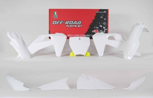 [R-KITHSQ-OEM-599 ] RTech Husqvarna TC 19 White-Yellow