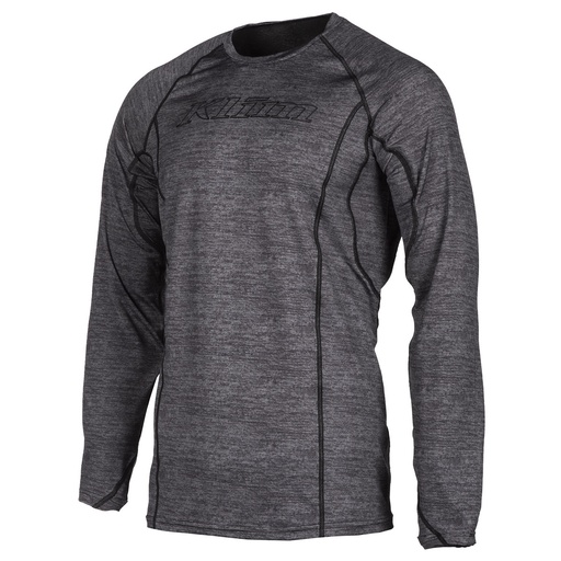 [3356-006-140-002 ] Klim Aggressor Shirt 1.0 LG Black Heather