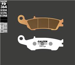 [FD364G1396R] Galfer гальмівні колодки передні SINTERED RACING Yamaha(off-road)FD364G1396R