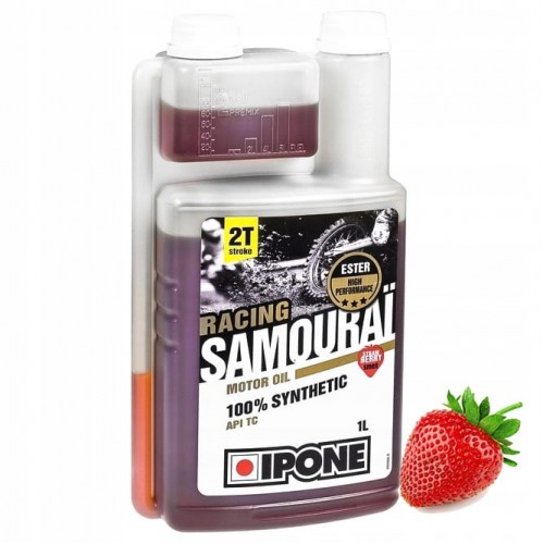 [89075] Ipone Samourai 2T Strawberry 1L