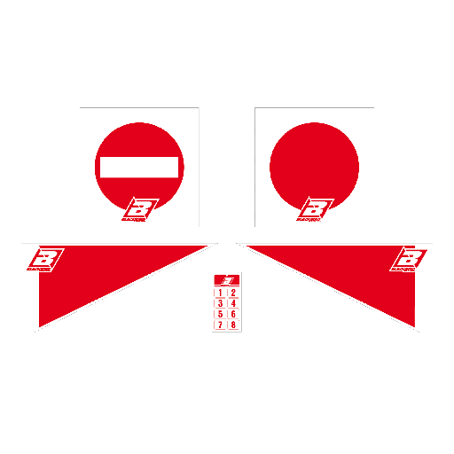 [5085] Blackbird Enduro Track sign kit