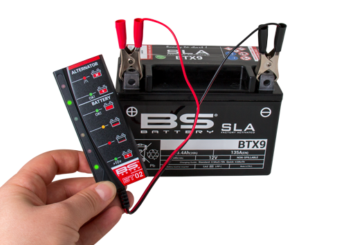 [700512] Тестер акумуляторів BS BT02 чорний 700512																								