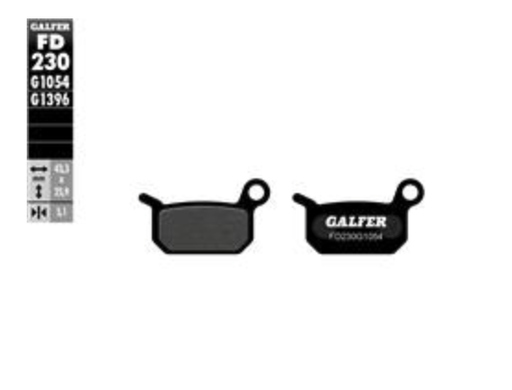 [FD230G1054] Galfer гальмівні колодки KTN\GAS GAS Semi Metal FD230G1054