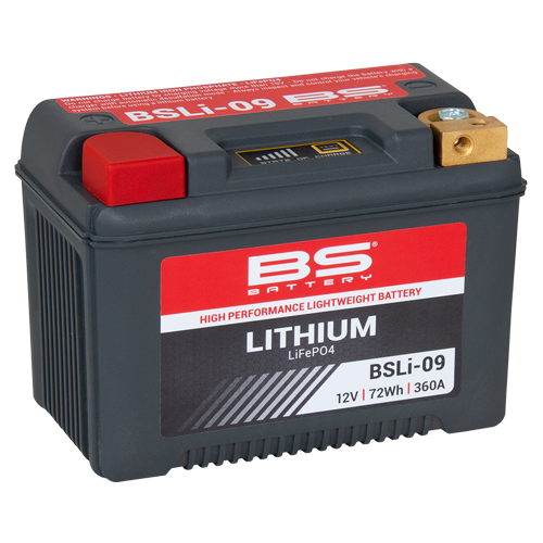 [360109] Акумулятор BS LIFEPO4 BSLI-09	(148 x 86 x 105) (12.8V 6Ah (72Wh) сірий	