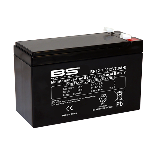 [300892] Акумулятор BS SLA BP12-7 (151 x 65 x 99) (12V 7Ah) чорний 