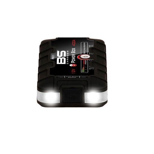 [700537] Пуско-зарядний пристрій / стартер BS Booster Power Box PB-01(170 х90 х 30) (12V 400A) чорний  700537