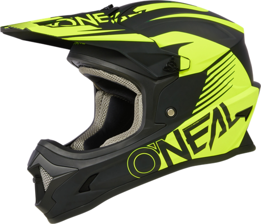[0634-315] O'Neal 1SRS Youth Helmet XL Black/Neon Yellow