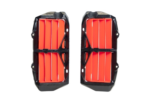 [R-GRKTMAR0019 ] RTech Oversize Radiator Louvres КТМ 19-21 Black-Orange 