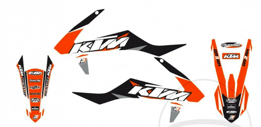 [2541E] Blackbird комплект графіки Dream 3 KTM SX-SXF 16-18 / EXC 17-19