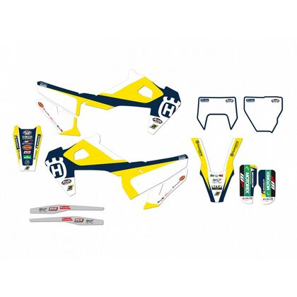 [2615R3 ] Blackbird комплект графіки Replica Trophy Husqvarna TC/FC 19-21 / TE/FE 20