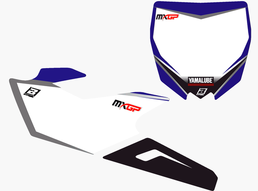 [PNPDREAM3 ] Blackbird наклейки під номер (табличка + задні боковинки) Factory Racing Yamaha YZF 250 14-18