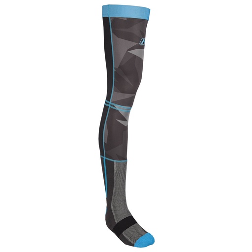 [3166-000-140-320 ] Klim Aggressor Cool -1.0 Knee Brace Sock LG Camo - Blue 