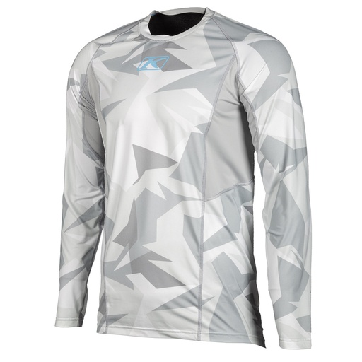 [3504-000-120-360 ] Klim Aggressor Cool -1.0 Long Sleeve SM Light Gray Camo 