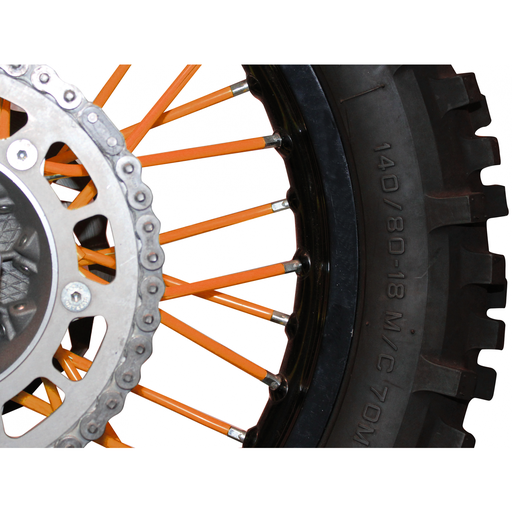 [5087/90 ] Blackbird накладки на спиці Orange