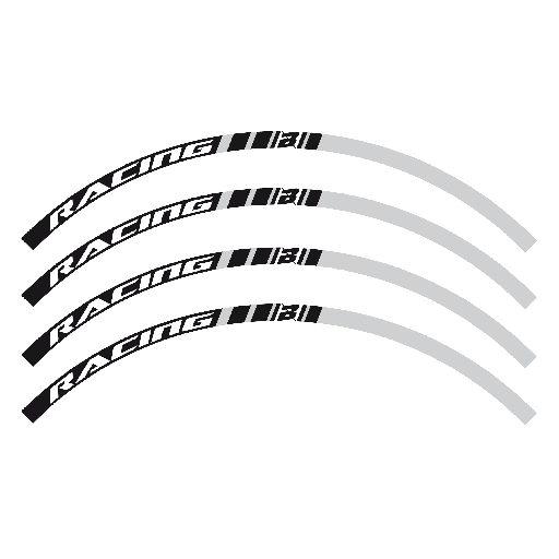 [5081/20 ] Blackbird наклейки обода Grey