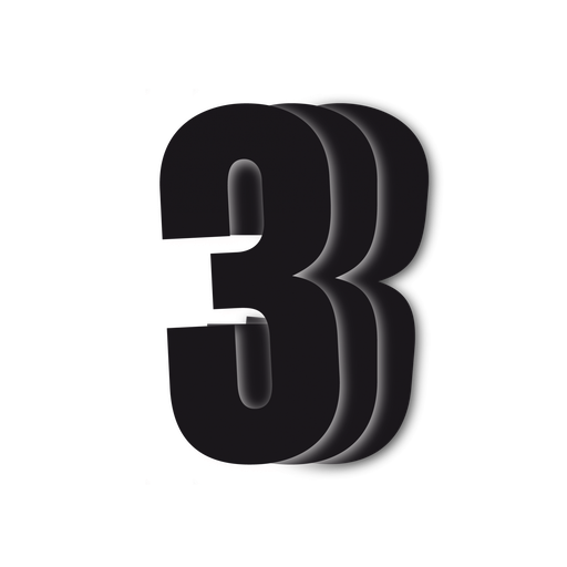 [5047/20/3 ] Blackbird Black Number 3