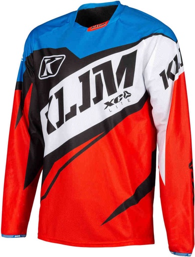 [5003-002-013-101 ] Klim Kids XC Lite Jersey YMD Red - Blue