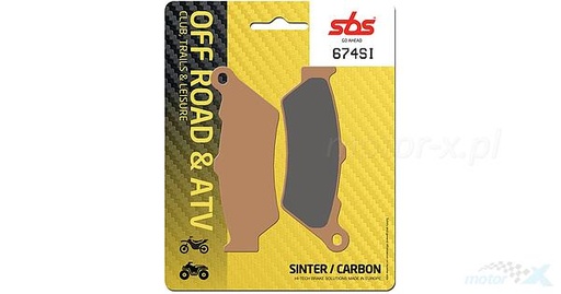 [674RSI] SBS гальмівні колодки передні KH209 OFF-ROAD RACING SINTER