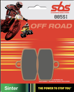 [885SI] SBS гальмівні колодки задні KH612 OFF-ROAD SINTER/CARBON