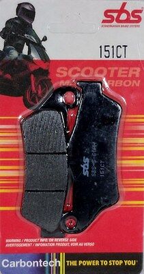 [151CT] SBS гальмівні колодки передні KH181 MAXI CARBON CARBON